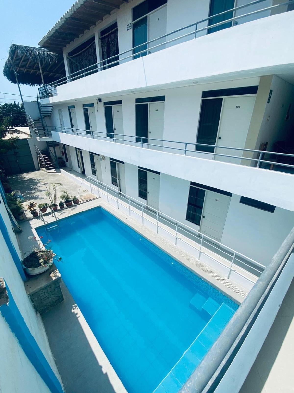Hospedaje Rio Hotels Mancora Bagian luar foto