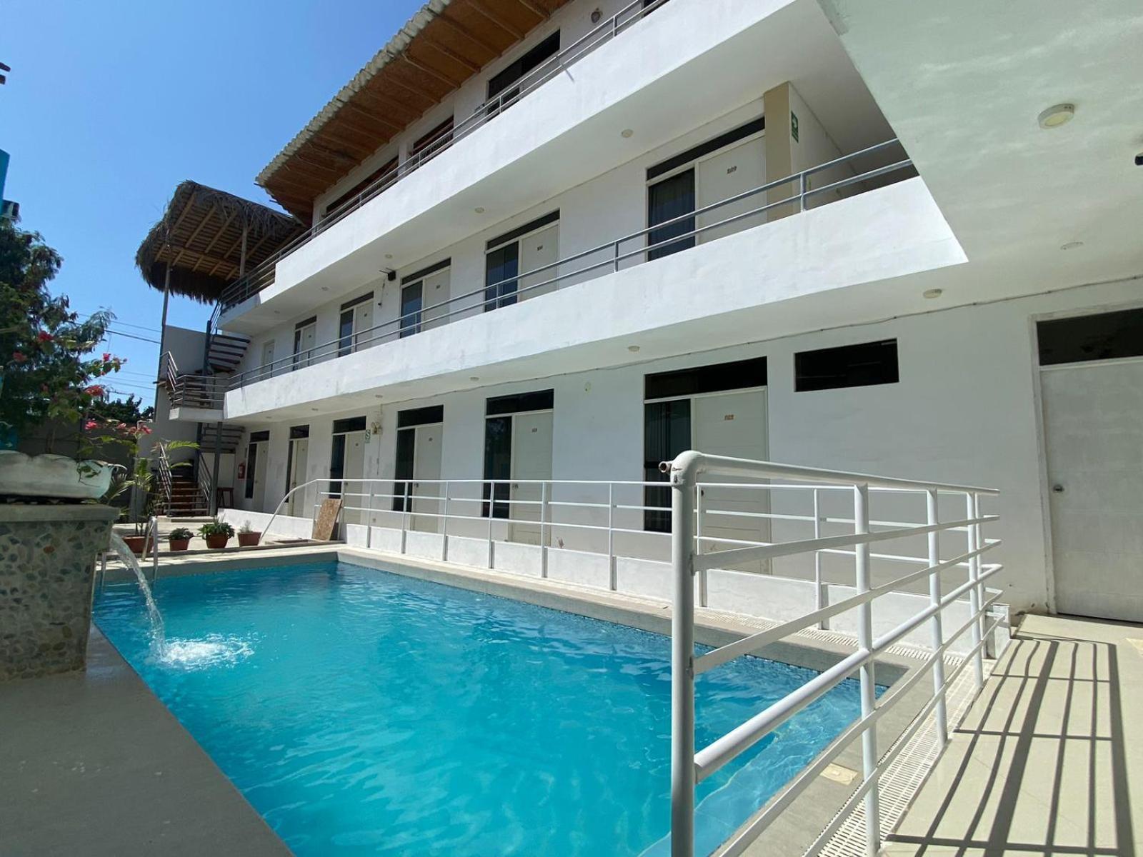 Hospedaje Rio Hotels Mancora Bagian luar foto