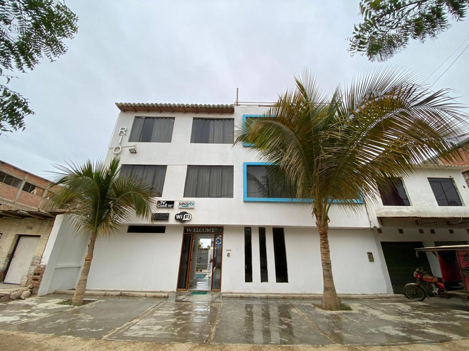Hospedaje Rio Hotels Mancora Bagian luar foto